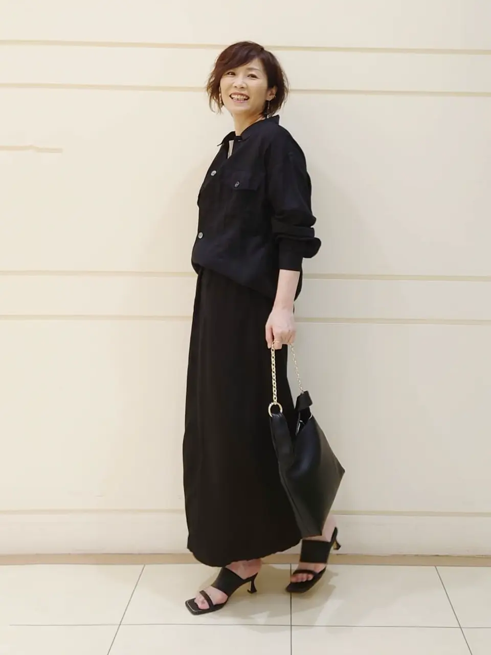 自由区 L maruri コーディネート画像