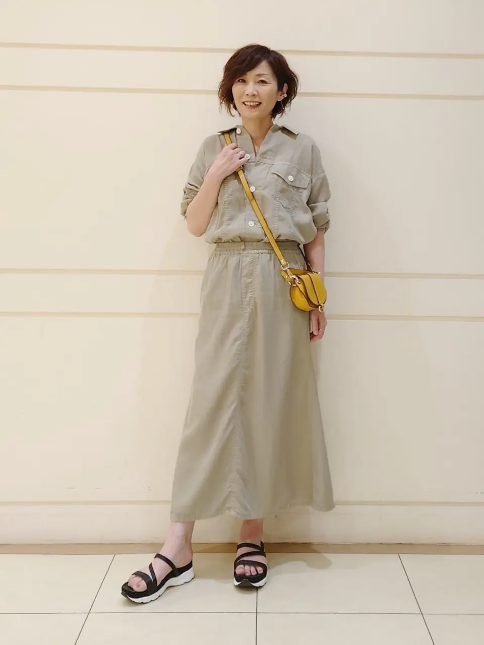 自由区 L maruri コーディネート画像