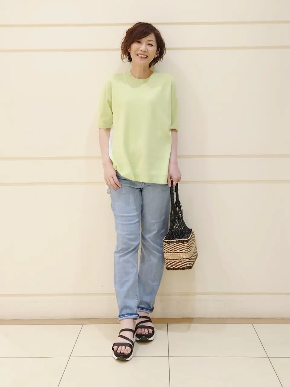 自由区 L maruri コーディネート画像