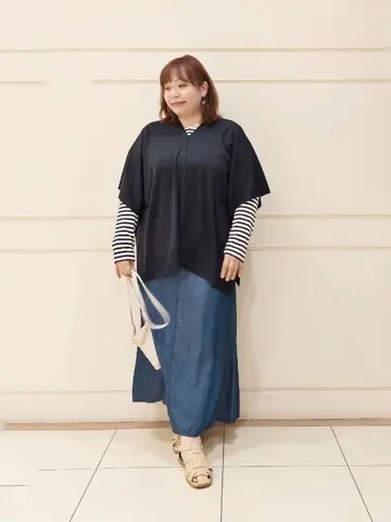 自由区 L 藤原 コーディネート画像