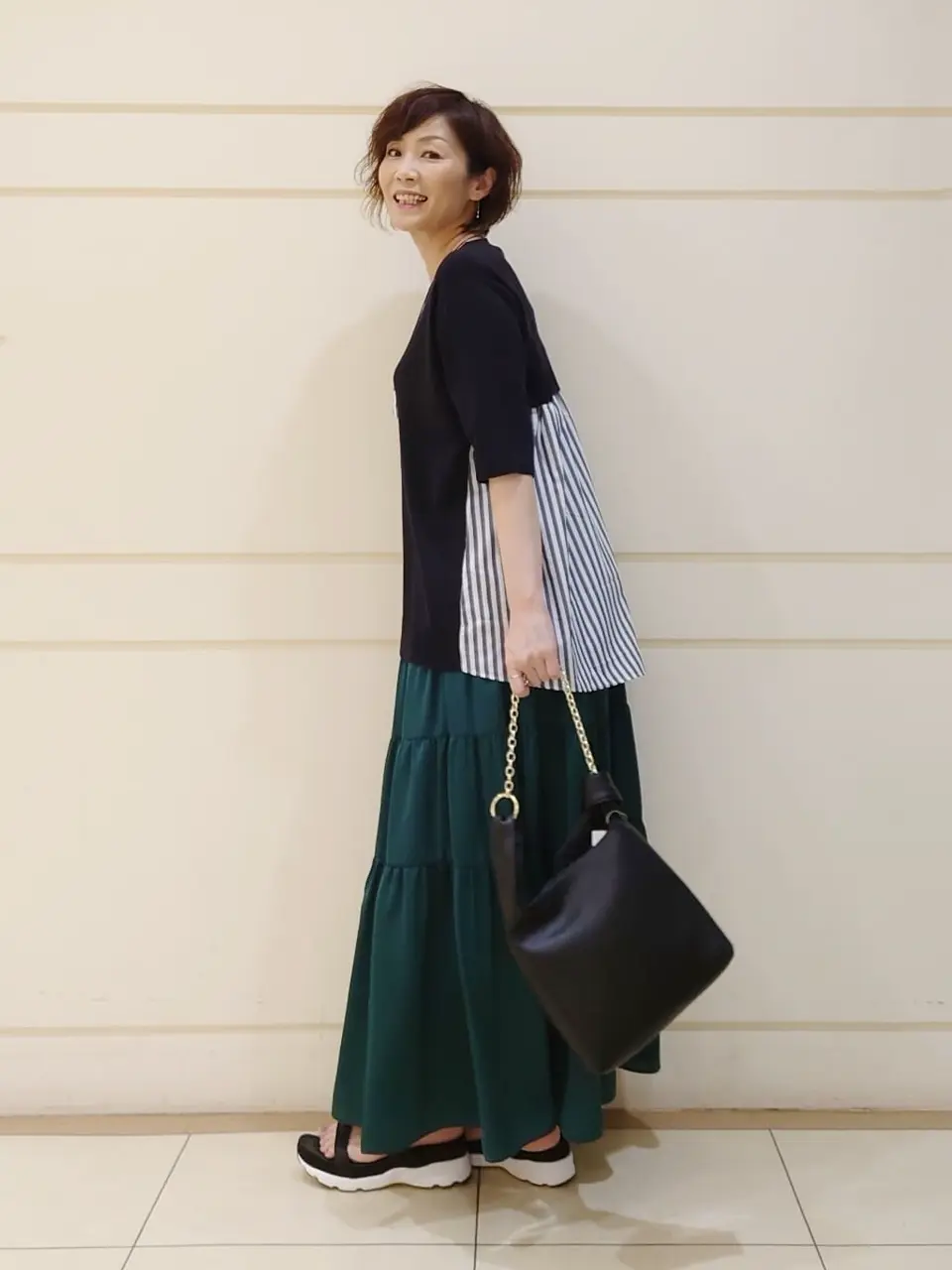 自由区 L maruri コーディネート画像