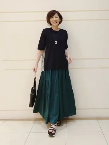 自由区 L maruri コーディネート画像