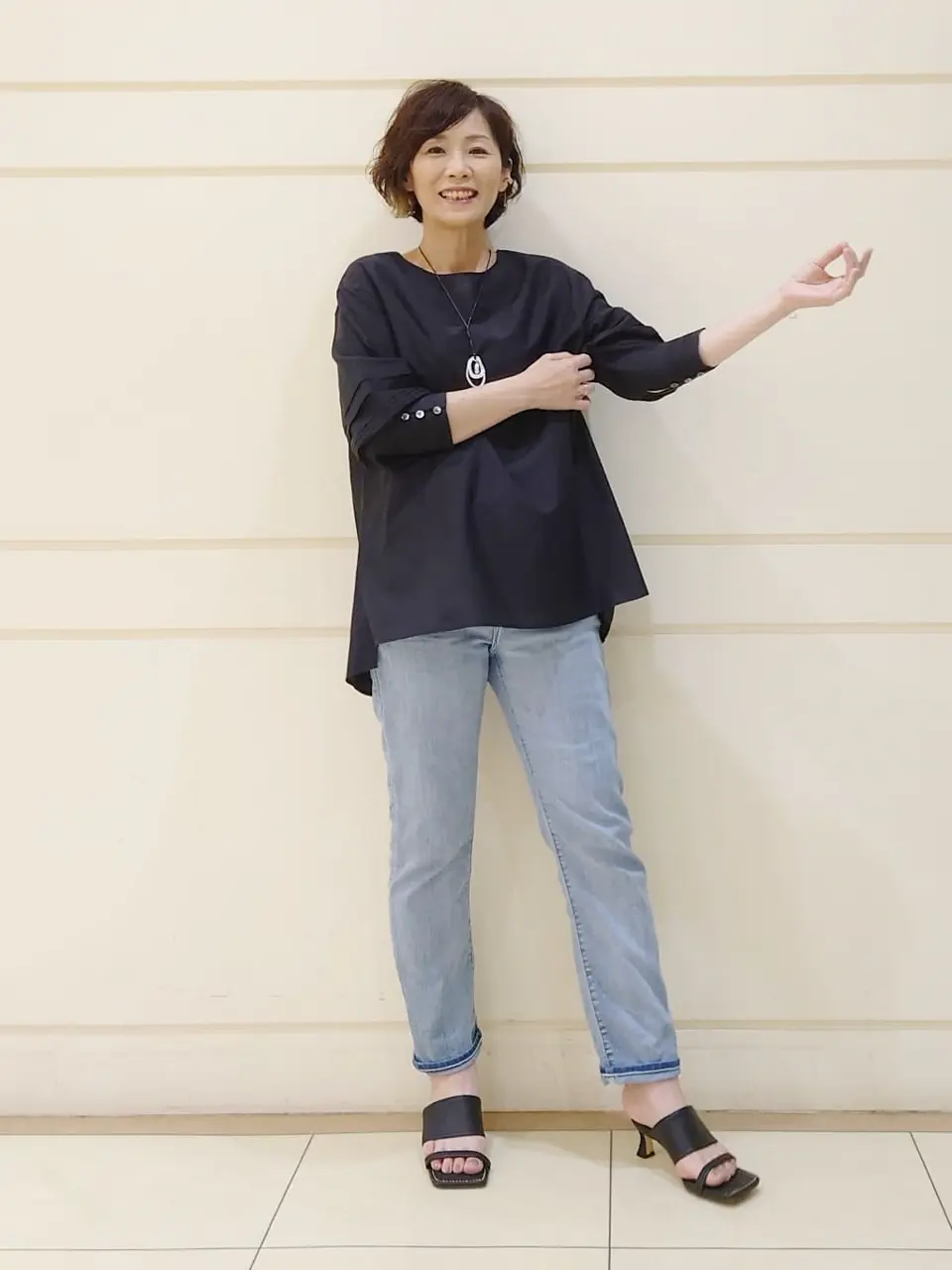 自由区 L maruri コーディネート画像