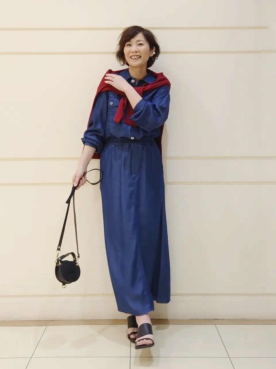 自由区 L maruri コーディネート画像