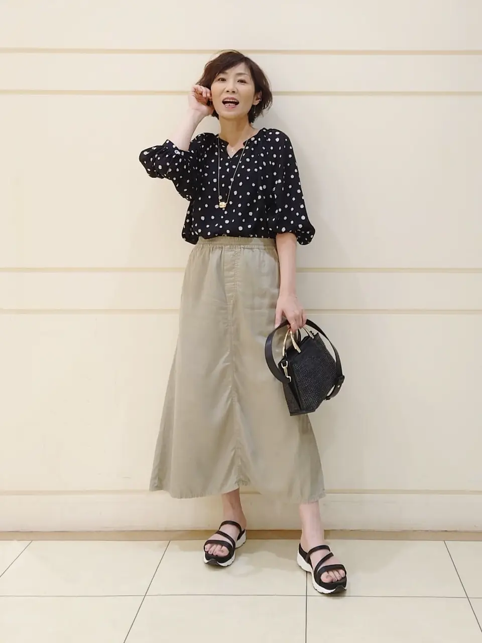 自由区 L maruri コーディネート画像