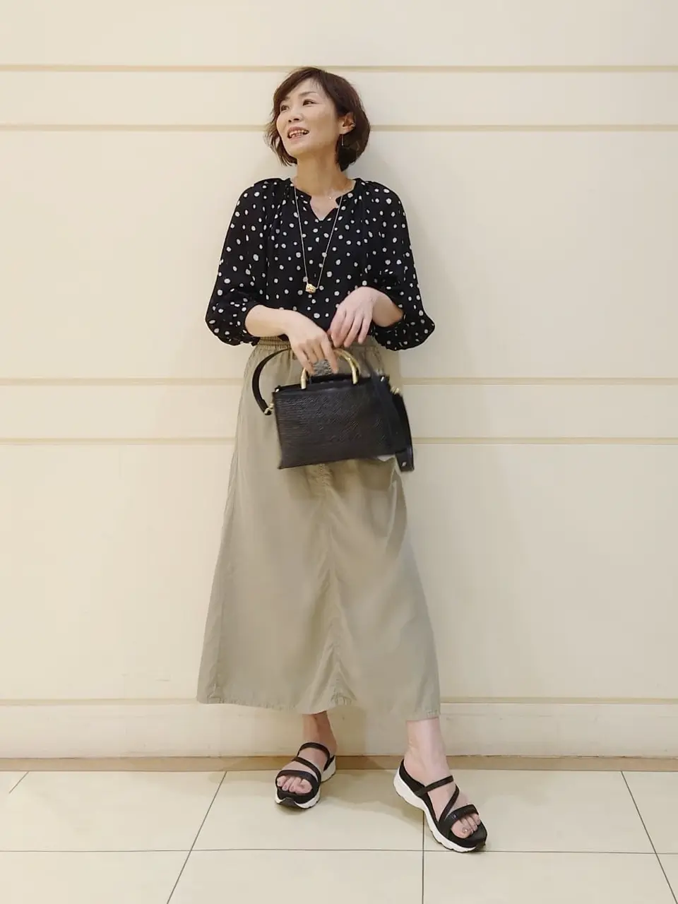 自由区 L maruri コーディネート画像