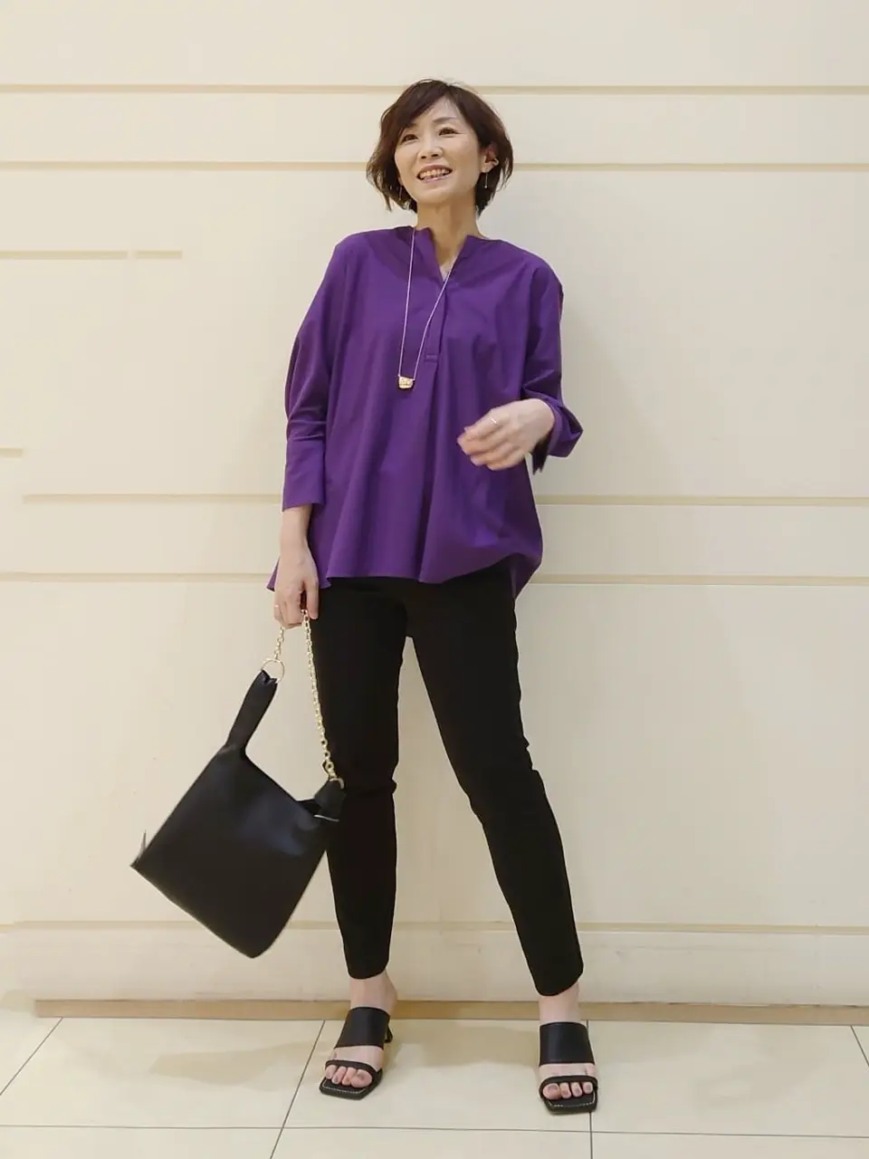 自由区 L maruri コーディネート画像