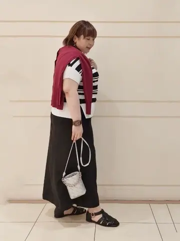 自由区 L 藤原 コーディネート画像