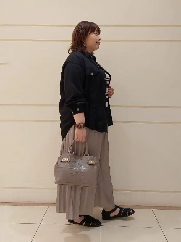 自由区 L 藤原 コーディネート画像