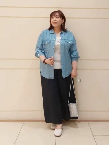 自由区 L 藤原 コーディネート画像