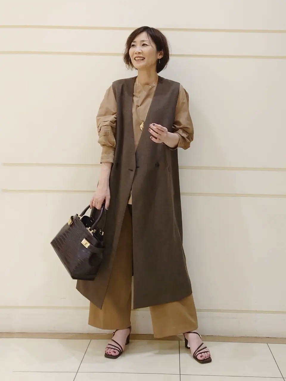 自由区 L maruri コーディネート画像