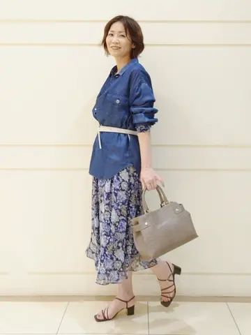 自由区 L maruri コーディネート画像