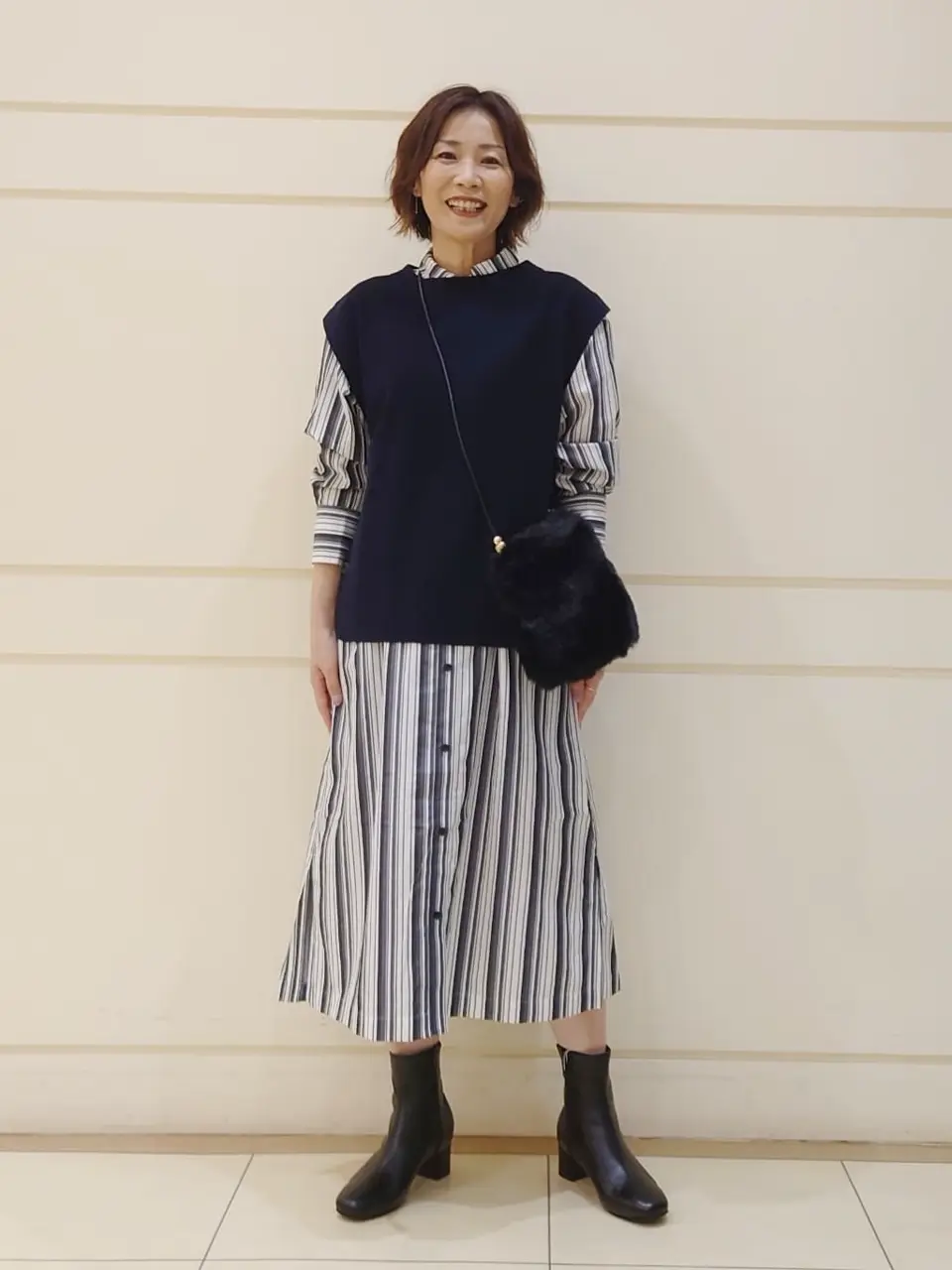 自由区 L maruri コーディネート画像