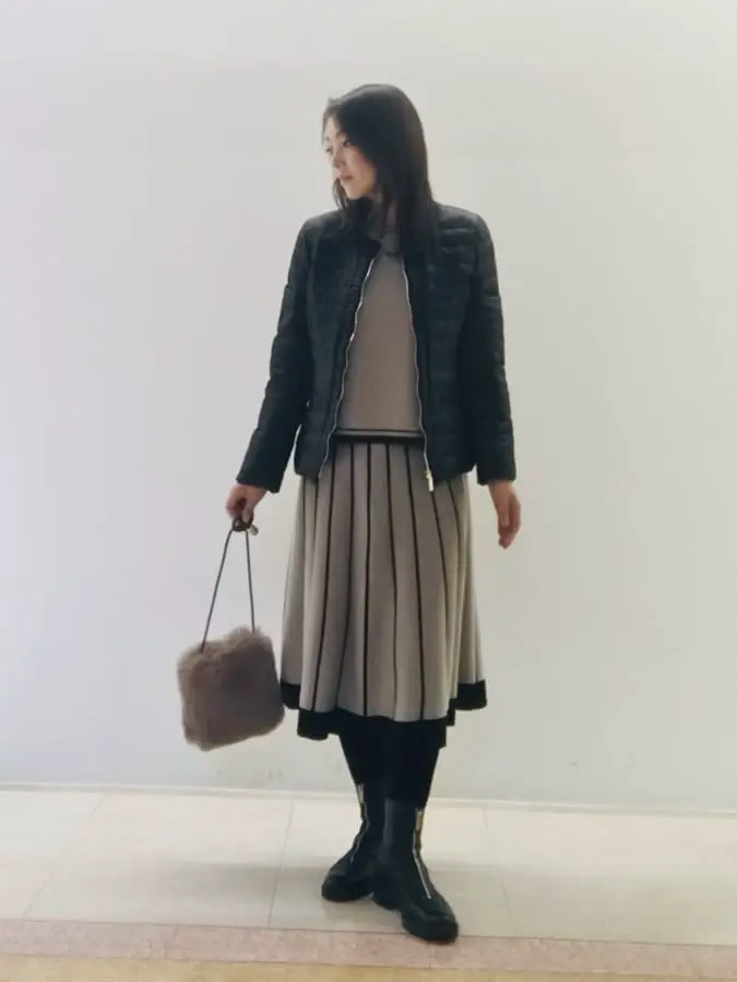 自由区 L スタッフ コーディネート画像