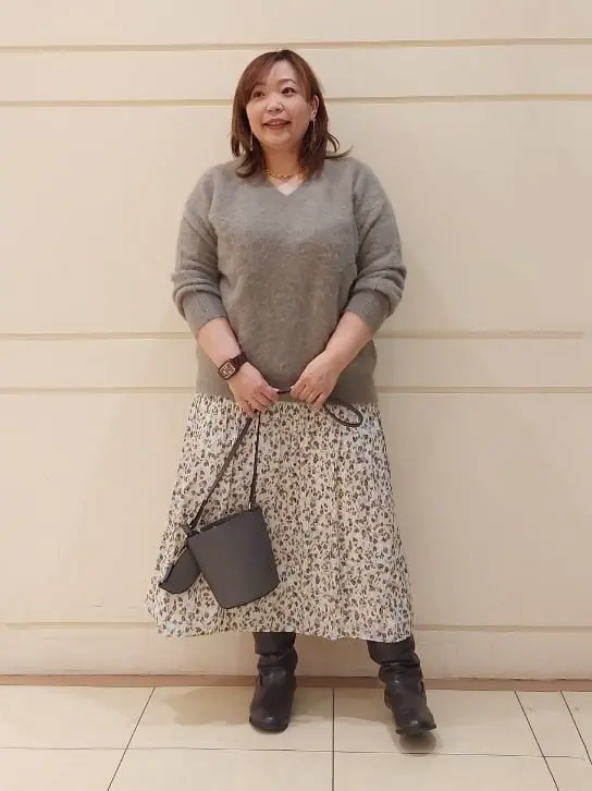 自由区 L 藤原 コーディネート画像