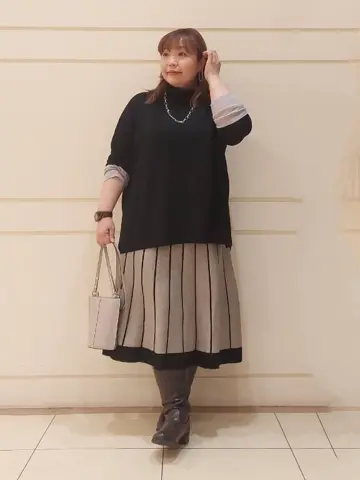 自由区 L 藤原 コーディネート画像