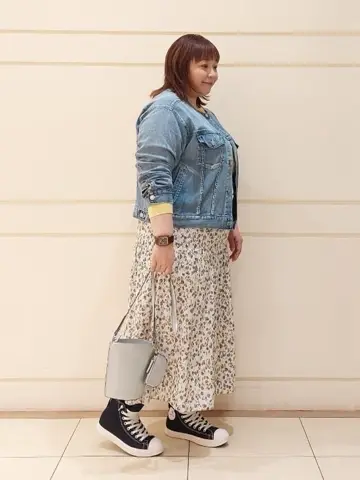 自由区 L 藤原 コーディネート画像