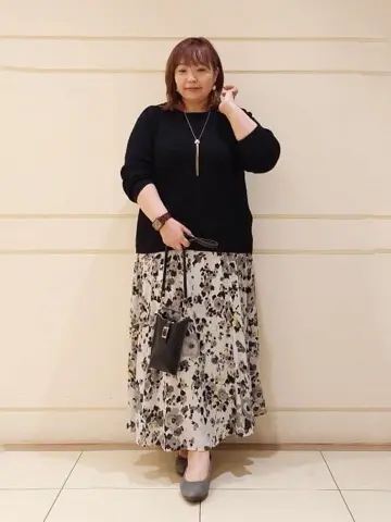 自由区 L 藤原 コーディネート画像