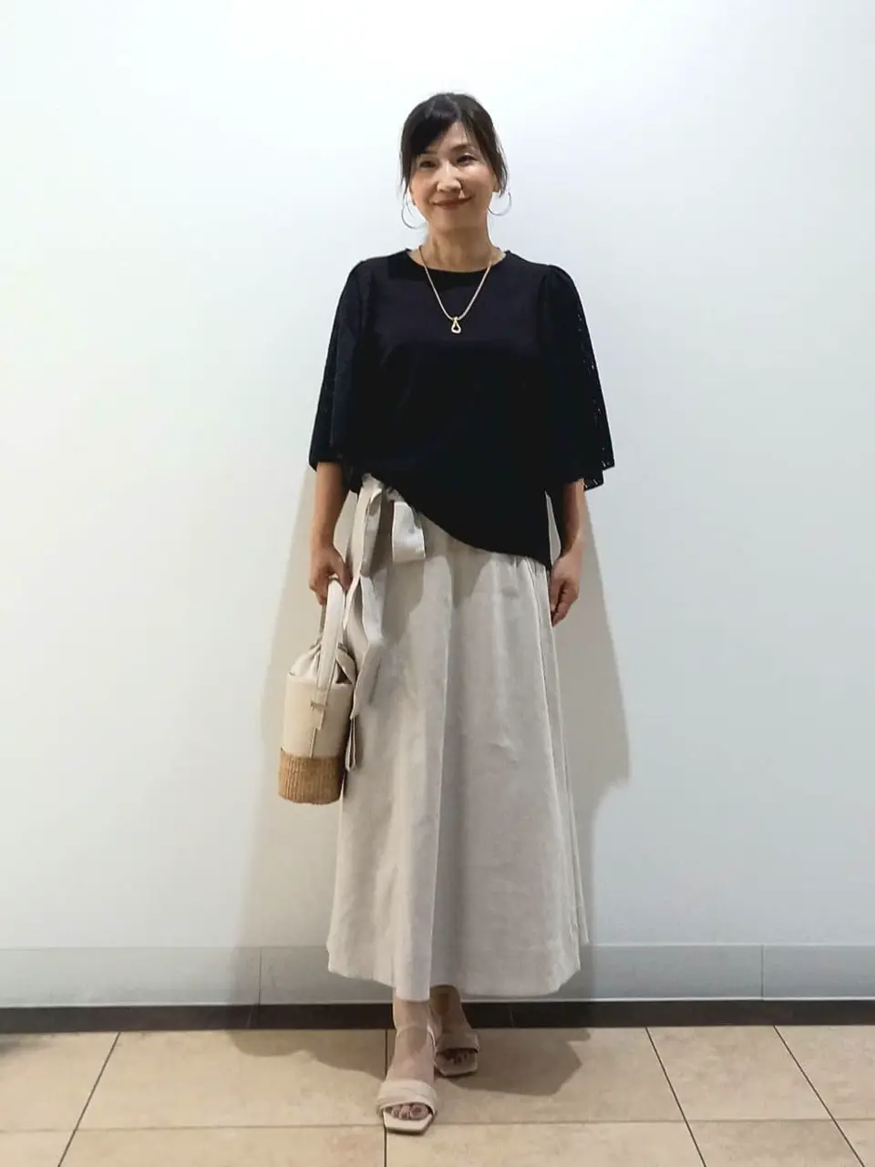 自由区 L 中川 コーディネート画像