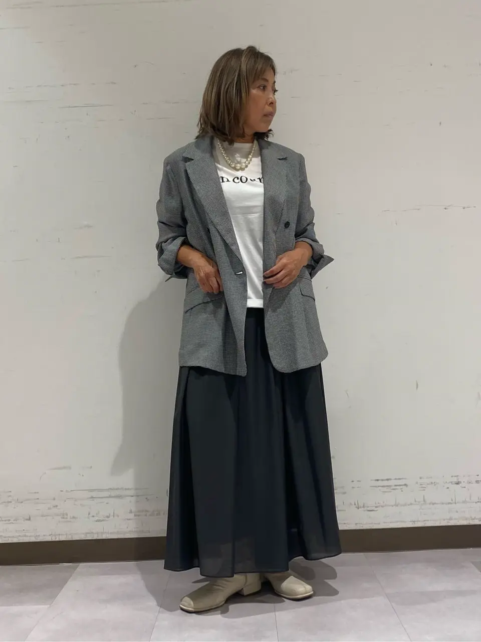 自由区 L 山崎 コーディネート画像