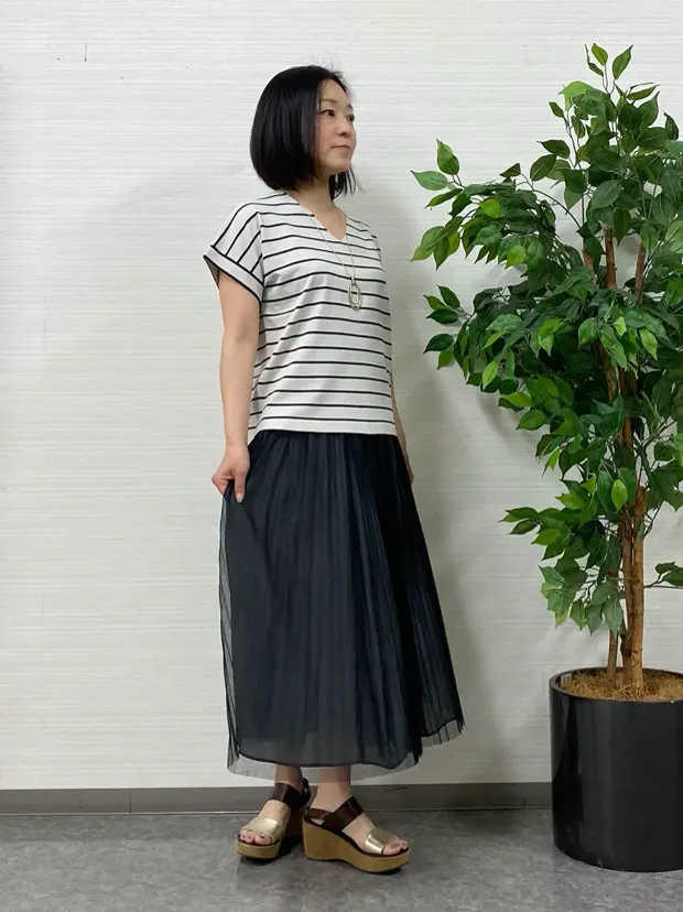 自由区 L 中島 コーディネート画像