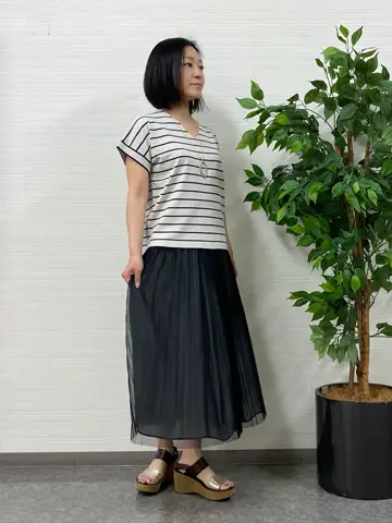 自由区 L 中島 コーディネート画像