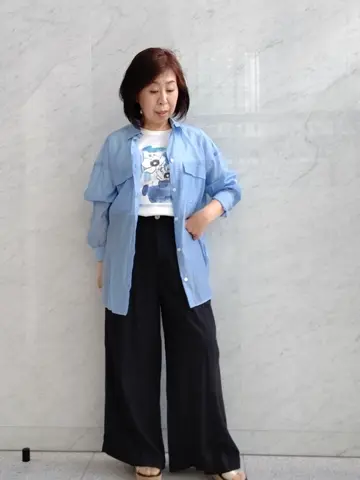 自由区 L 井上 コーディネート画像