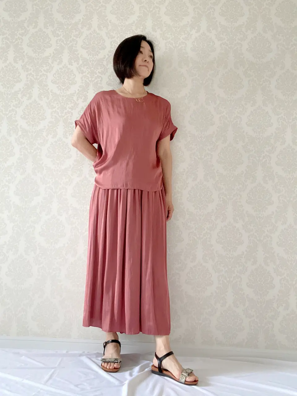 自由区 L 中島 コーディネート画像