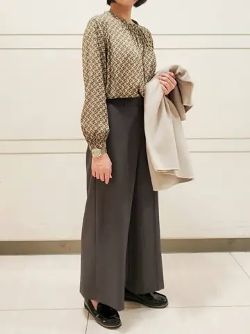 自由区 L スタッフ コーディネート画像