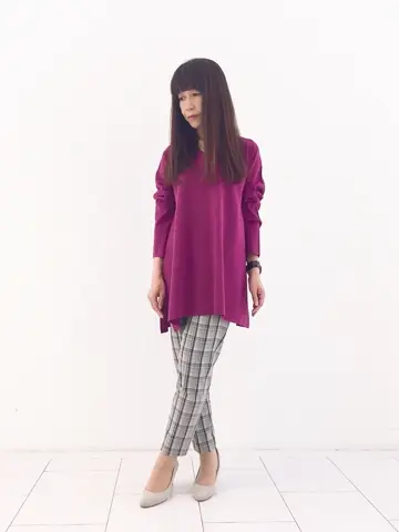 自由区 L スタッフ コーディネート画像