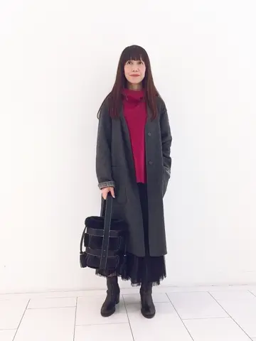 自由区 L スタッフ コーディネート画像