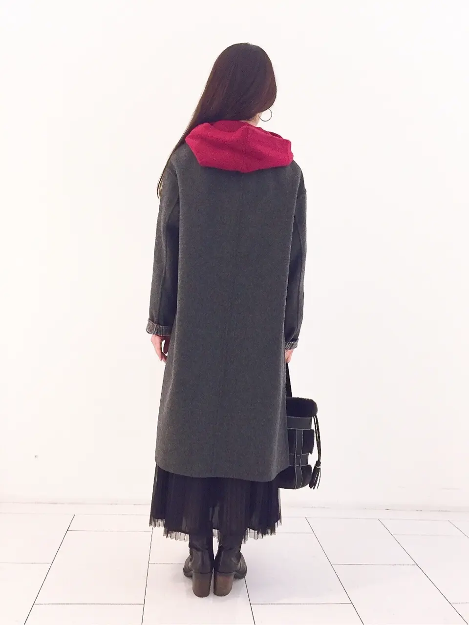 自由区 L スタッフ コーディネート画像