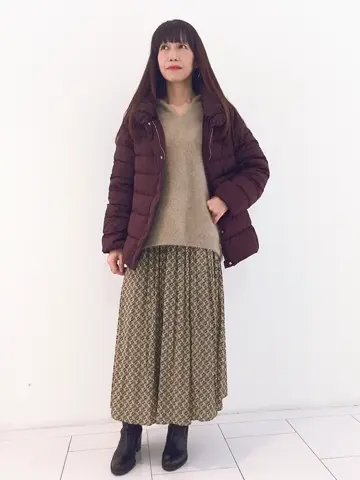 自由区 L スタッフ コーディネート画像