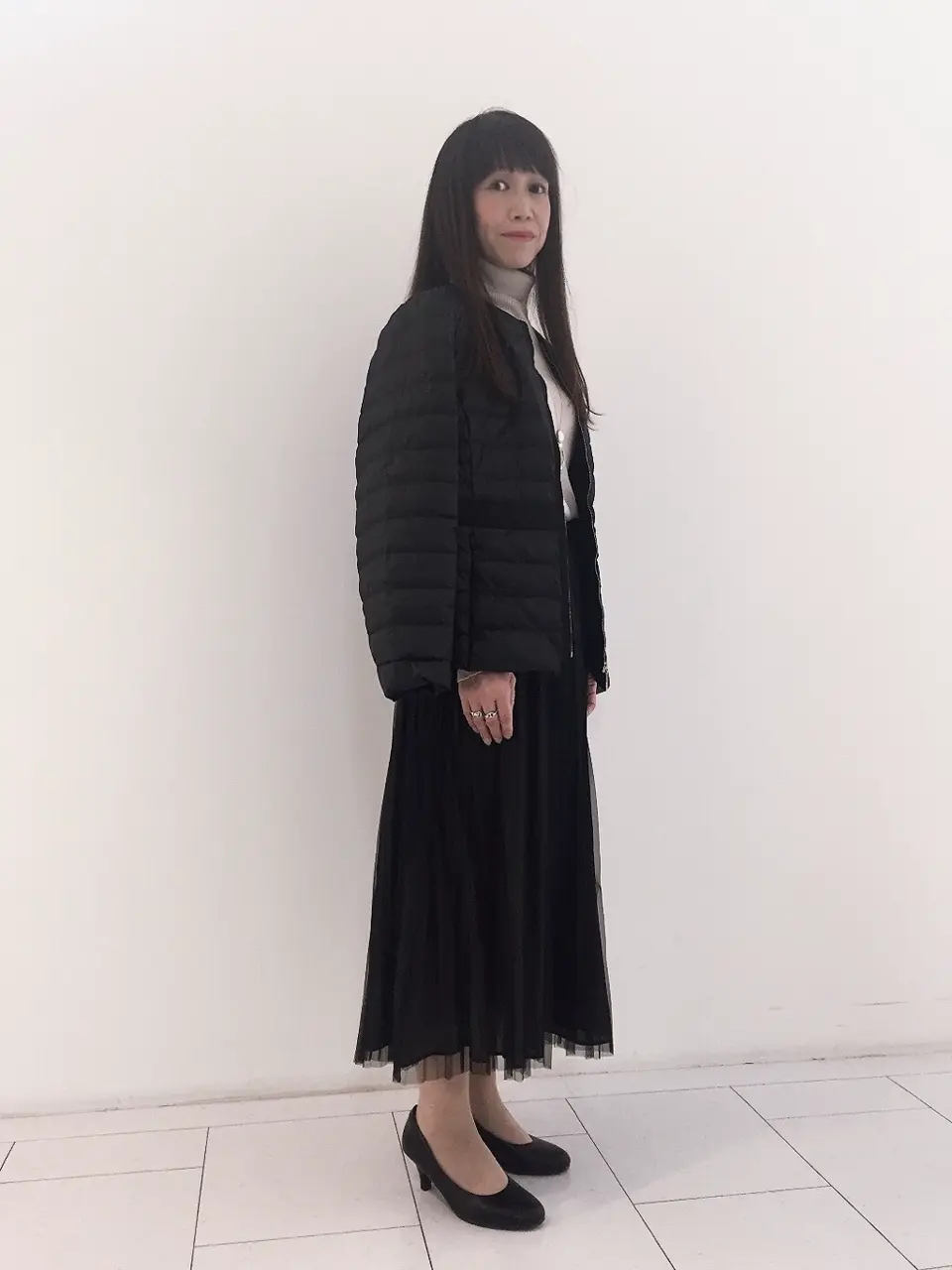 自由区 L スタッフ コーディネート画像