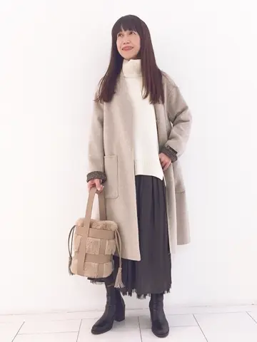 自由区 L スタッフ コーディネート画像