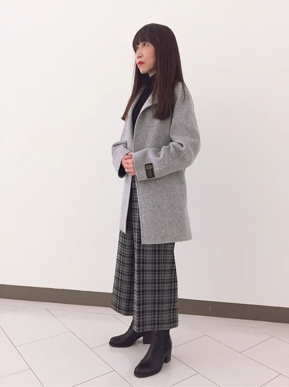 自由区 L スタッフ コーディネート画像