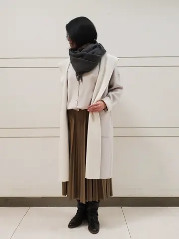 自由区 L スタッフ コーディネート画像