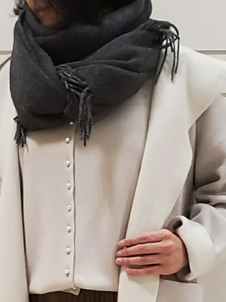 自由区 L スタッフ コーディネート画像