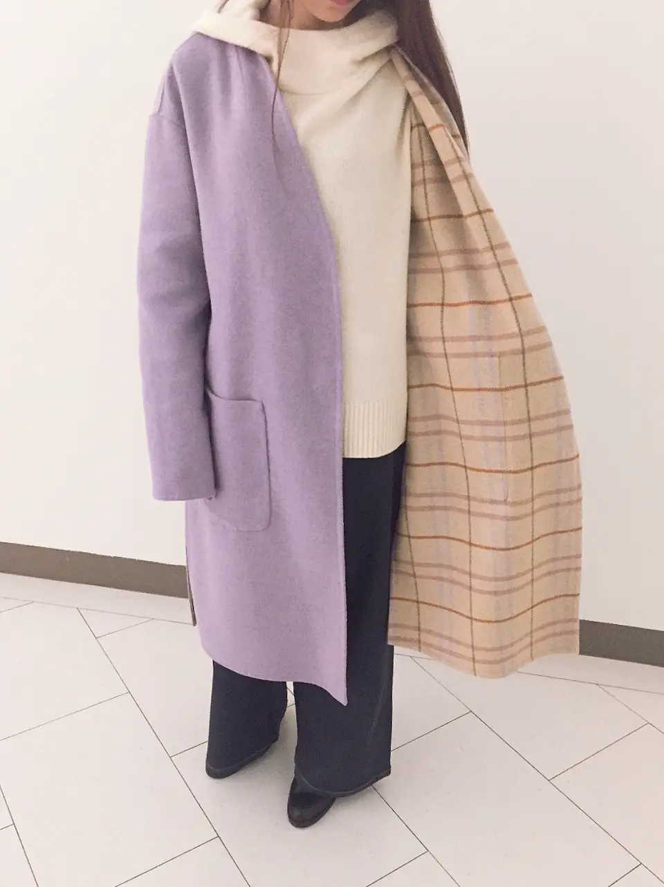 自由区 L スタッフ コーディネート画像