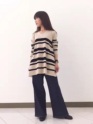 自由区 L スタッフ コーディネート画像