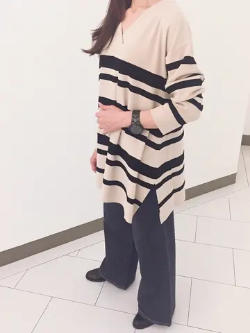 自由区 L スタッフ コーディネート画像