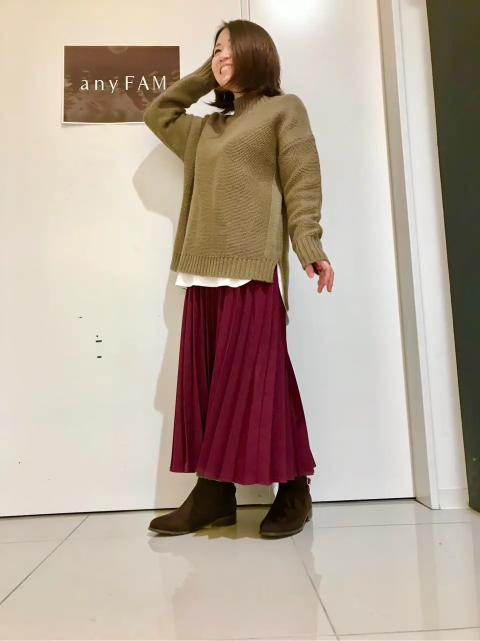  スタッフ コーディネート画像