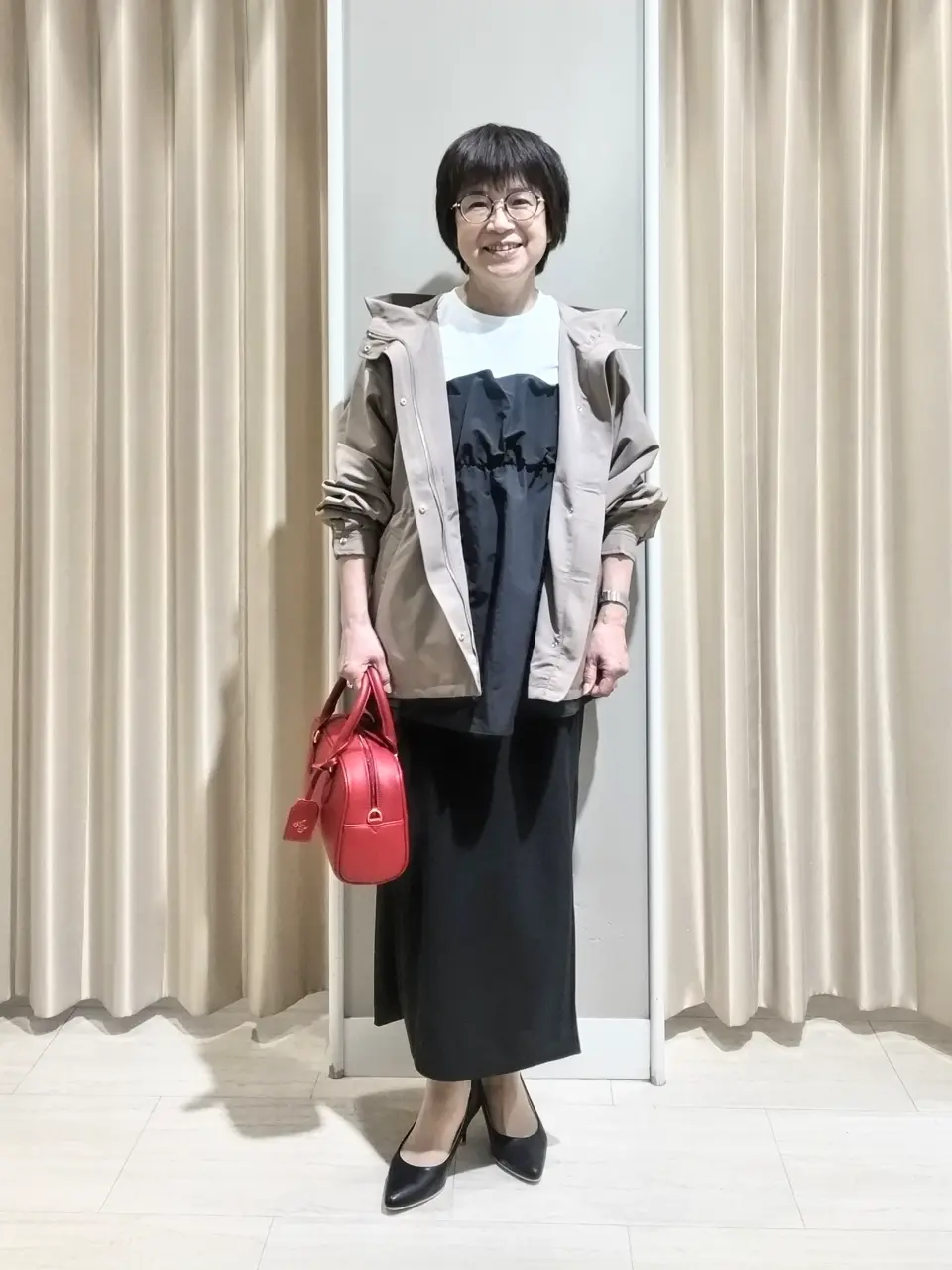 ANY SIS 岡本 コーディネート画像