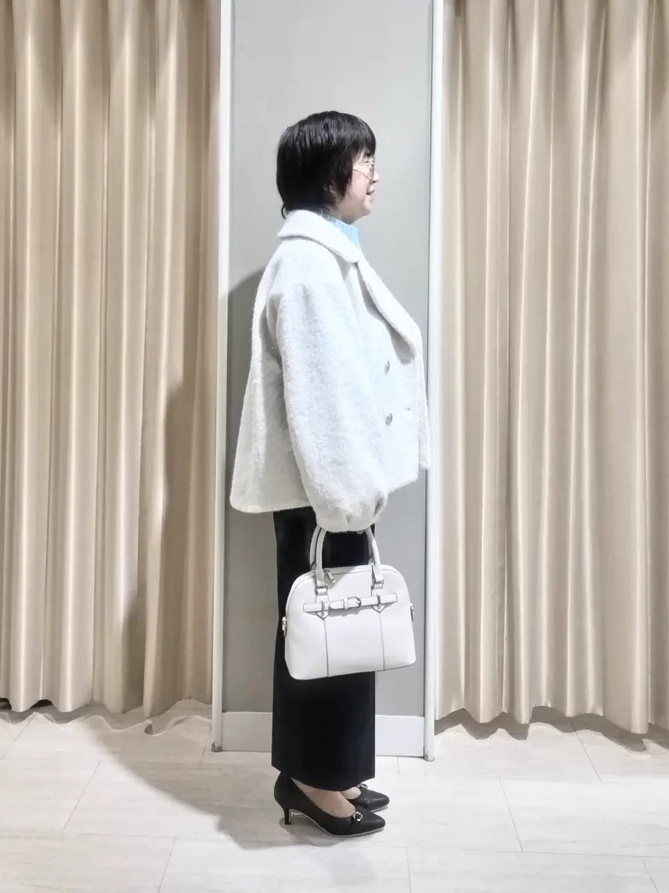 ANY SIS 岡本 コーディネート画像