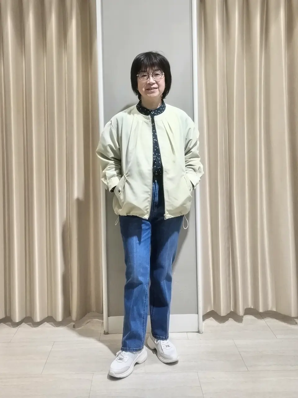 ANY SIS 岡本 コーディネート画像