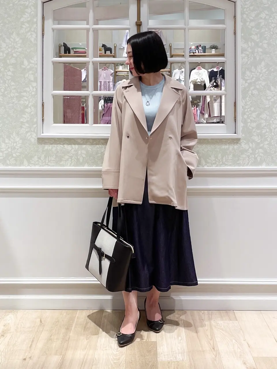 ONWARD CROSSET SELECT MIKA コーディネート画像