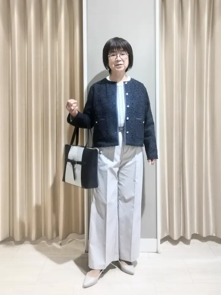 ANY SIS 岡本 コーディネート画像