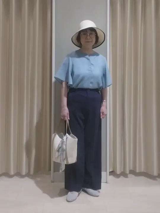 ANY SIS 岡本 コーディネート画像