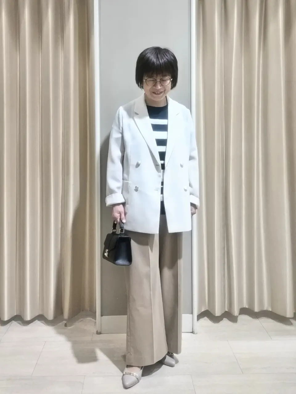 ANY SIS 岡本 コーディネート画像