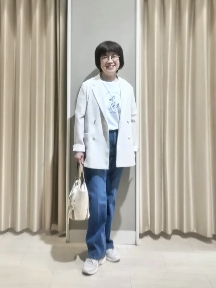 ANY SIS 岡本 コーディネート画像